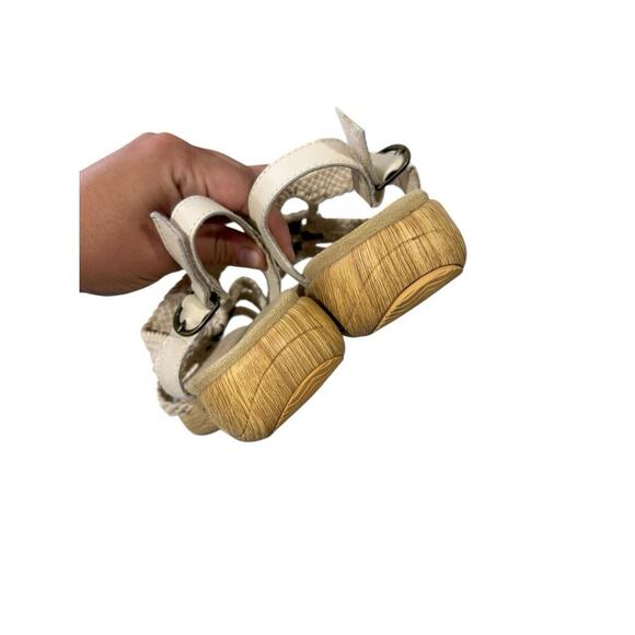 Alegria Jena Braided Detail Sandals Bone White Women’s Size EU 38 7.5 8 Boho - Picture 6 of 7